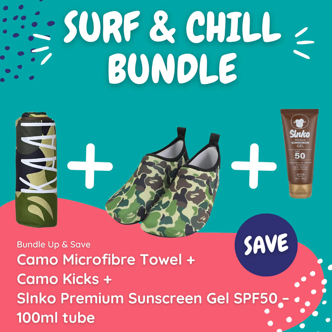 Camo Surf & Chill Bundle (with Gel Tube Sunscreen)