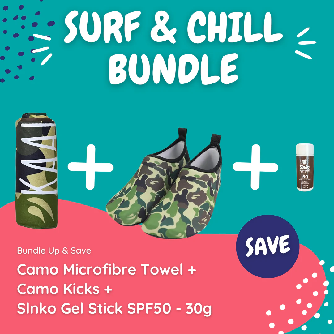 Camo Surf & Chill Bundle (with Stick Sunscreen)
