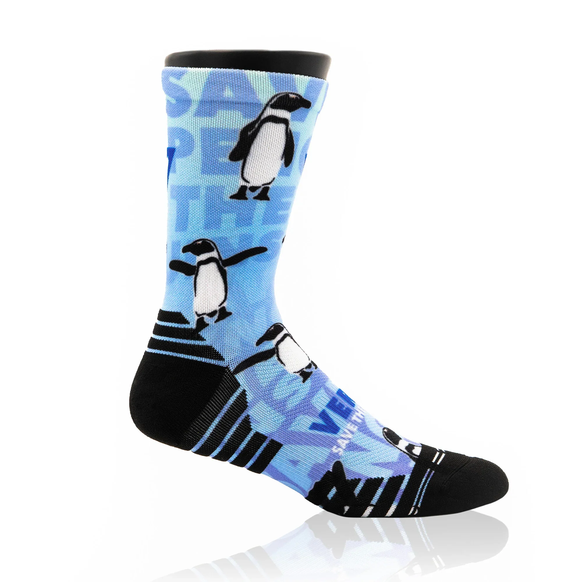 Save the Penguins Active Crew Socks - Image 8